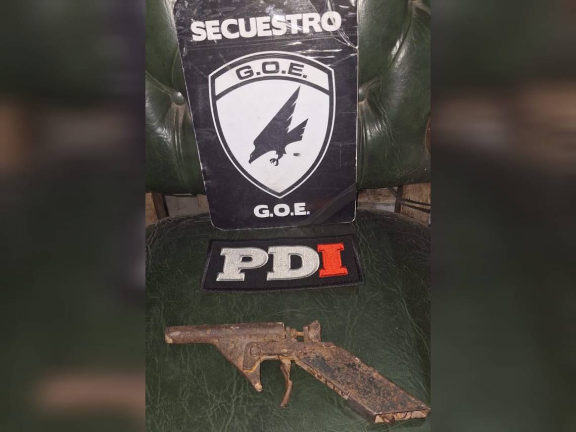 Durante el procedimiento, la PDI secuestró un arma de fabricación casera.