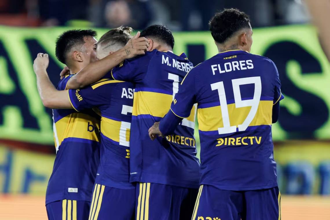 Boca sumó su primera victoria en el torneo. (Foto: Gonzalo Colini - La Nación)