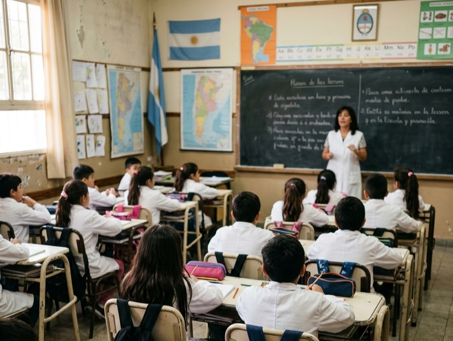 Un informe de Argentinos por la Educación revela que solo la mitad de los alumnos llega a sexto grado a tiempo y con los aprendizajes esperados. (Imagen ilustrativa)