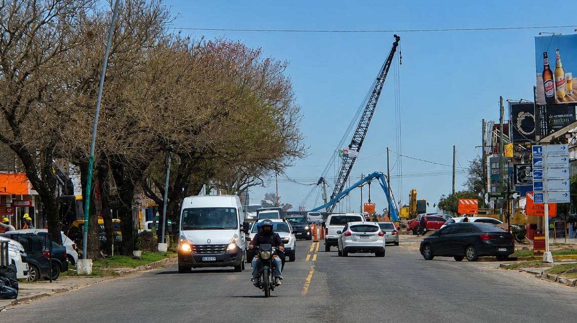 Obras en 7 de Marzo: los desvíos comenzarán a implementarse entre el lunes y el martes.  (Crédito: STD)