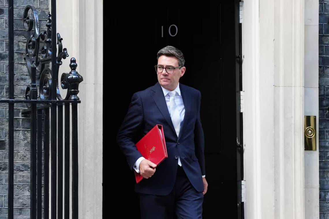 El primer ministro británico Andy Burnham. (Crédito: AP)