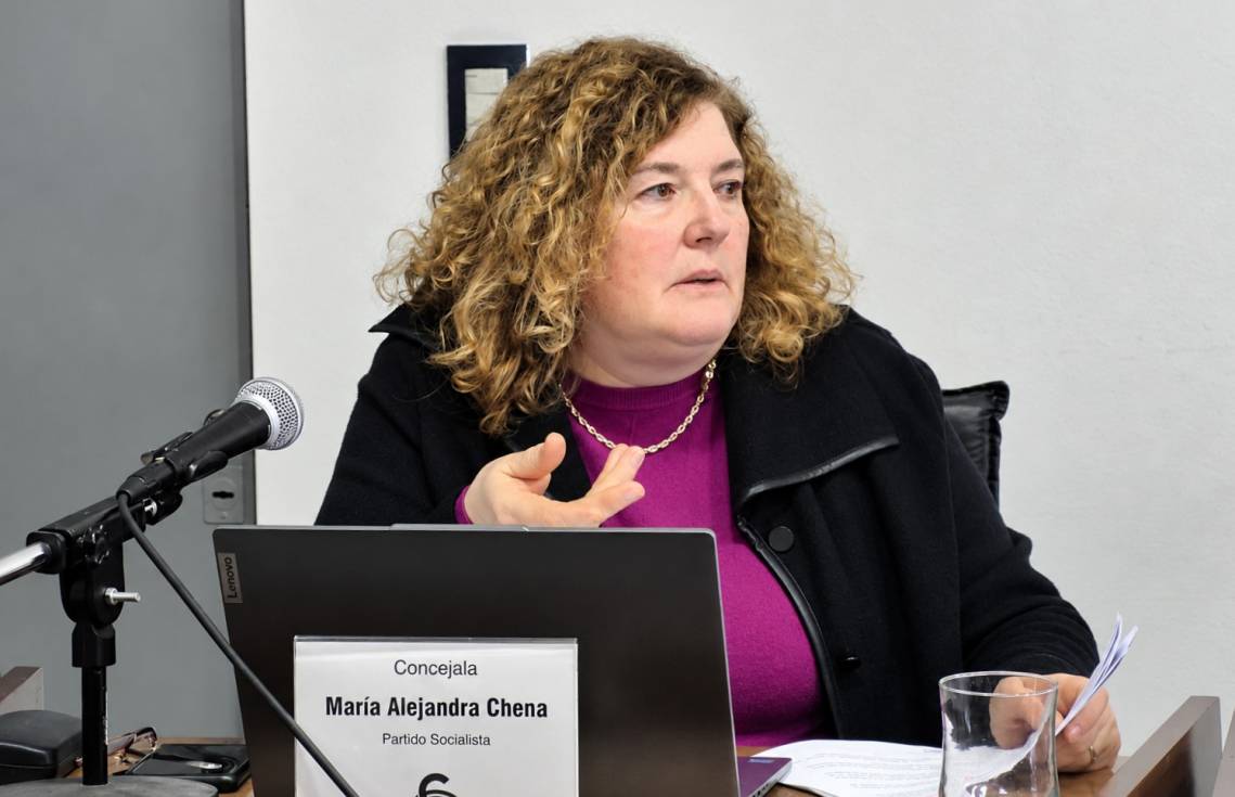 Alejandra Chena ratificó su respaldo al traspaso a ASSA y pidió que el futuro convenio pase por el Concejo. (Crédito: Concejo Municipal)