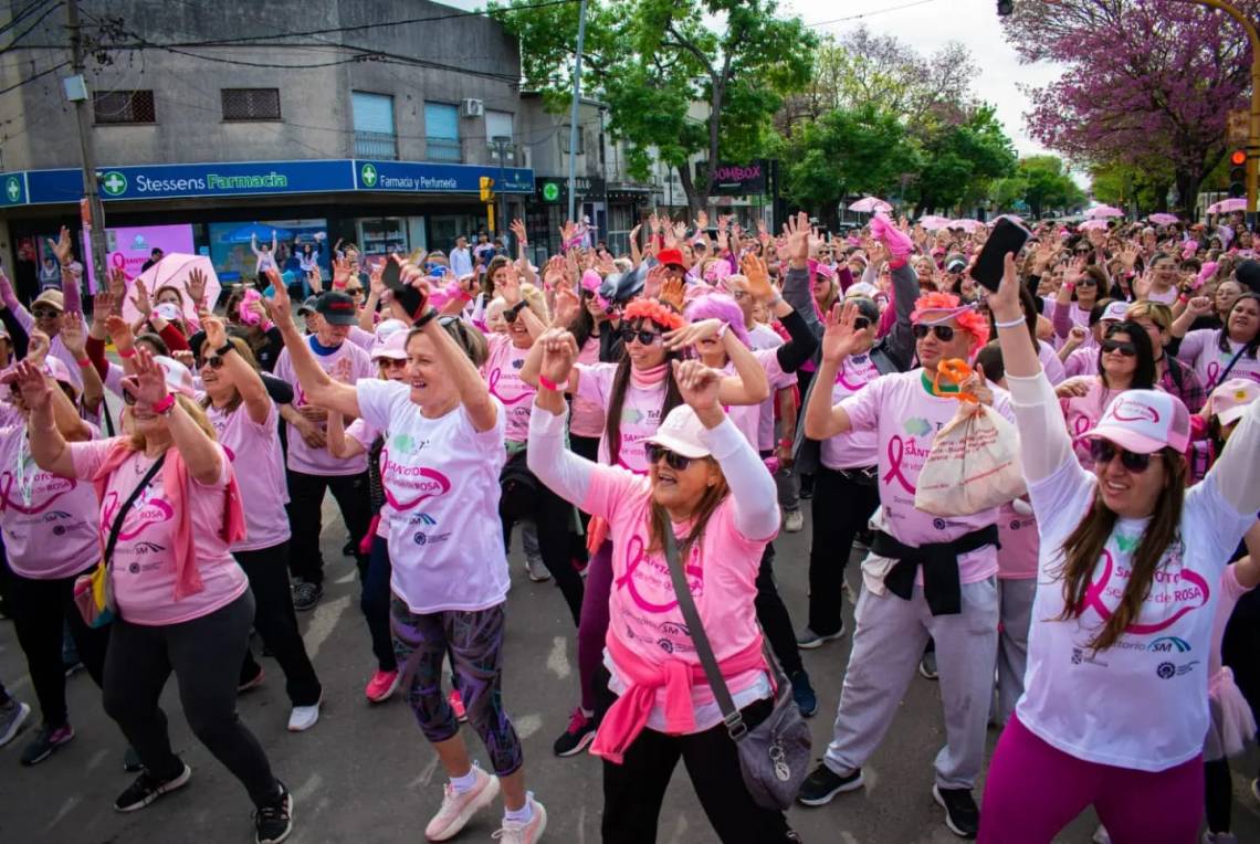 “Nos vimos superados por la gente y por las expectativas”: el balance de la caminata rosa