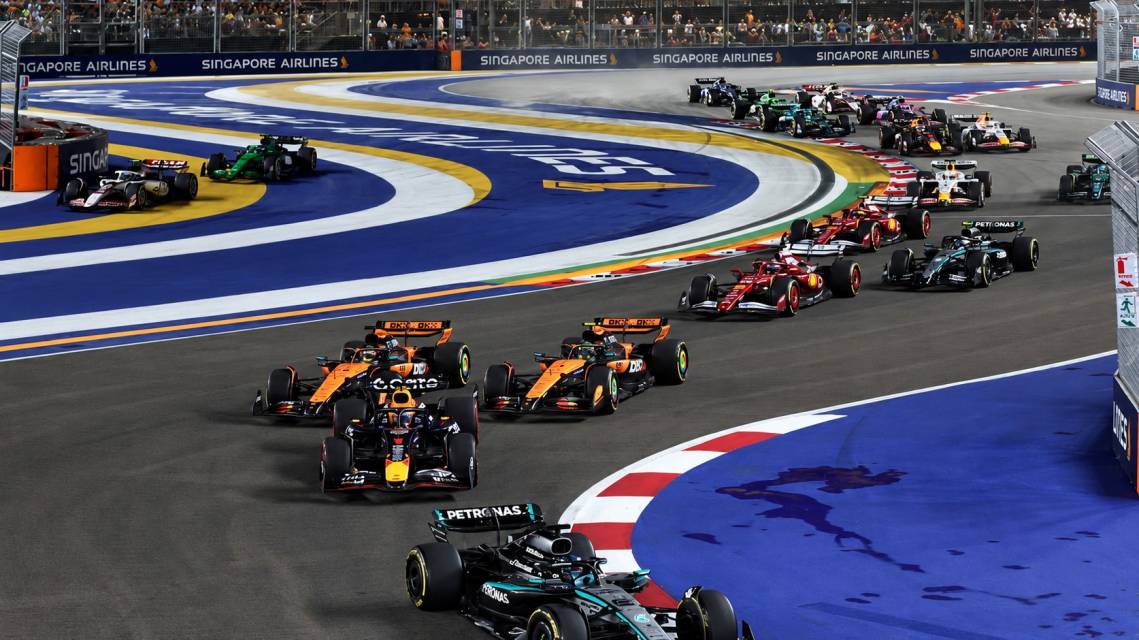 El circuito urbano de Marina Bay será escenario del GP de Singapur, que este fin de semana tendrá formato Sprint.