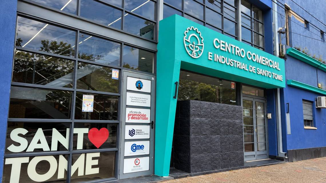 La sede del Centro Comercial e Industrial, entidad que reclamó mayor presencia policial ante los recientes hechos de inseguridad en la ciudad. (Crédito: STD)