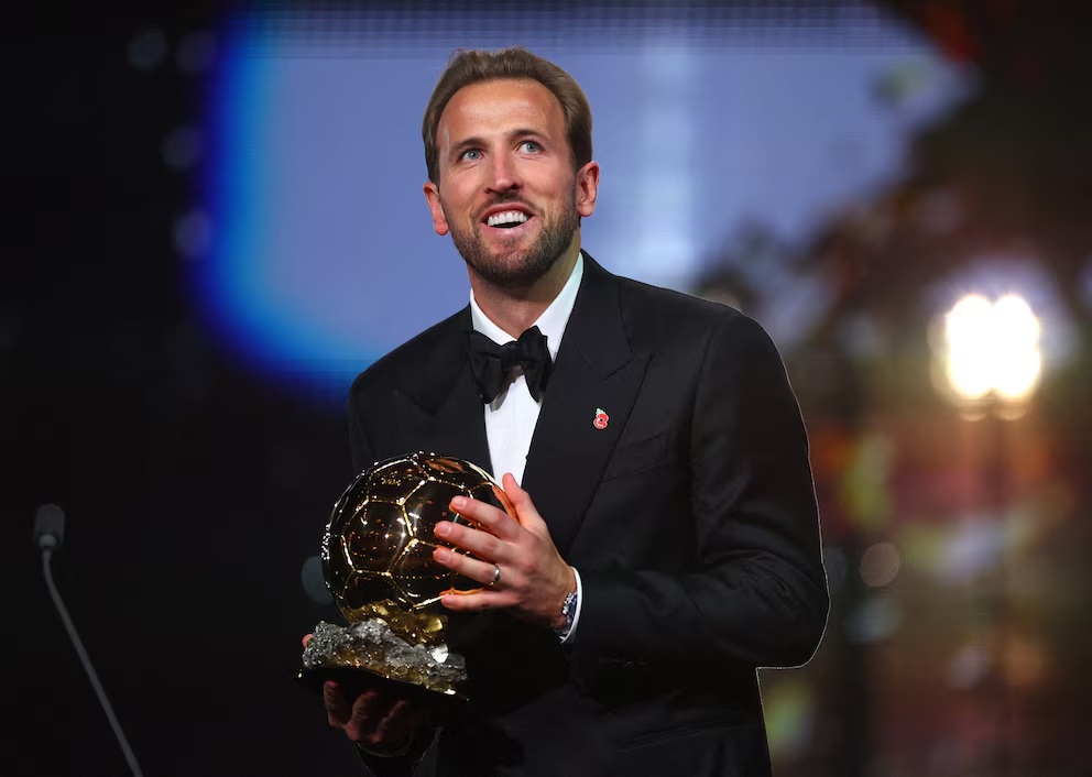 Harry Kane ganó el Balón de Oro 2026 por primera vez en su carrera. (Crédito: Reuters)