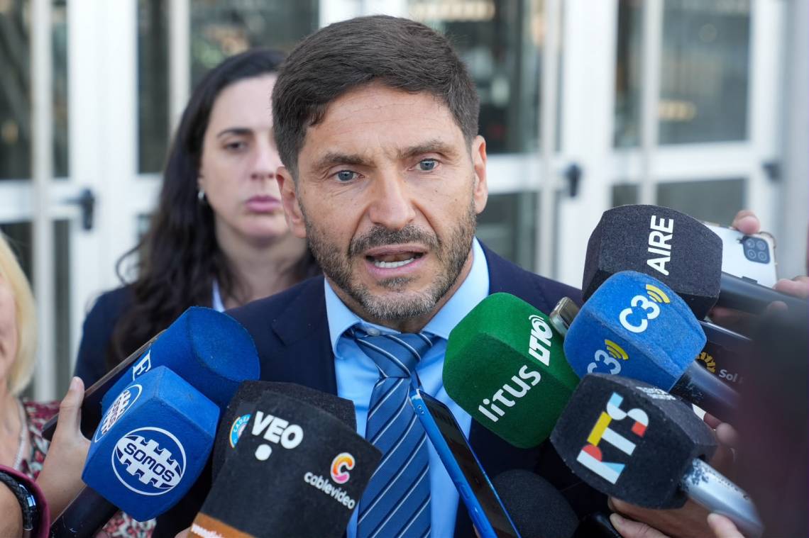 El gobernador de Santa Fe, Maximiliano Pullaro.